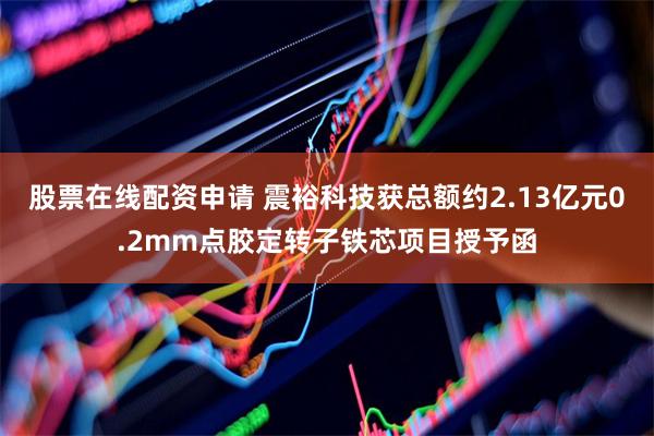 股票在线配资申请 震裕科技获总额约2.13亿元0.2mm点胶定转子铁芯项目授予函